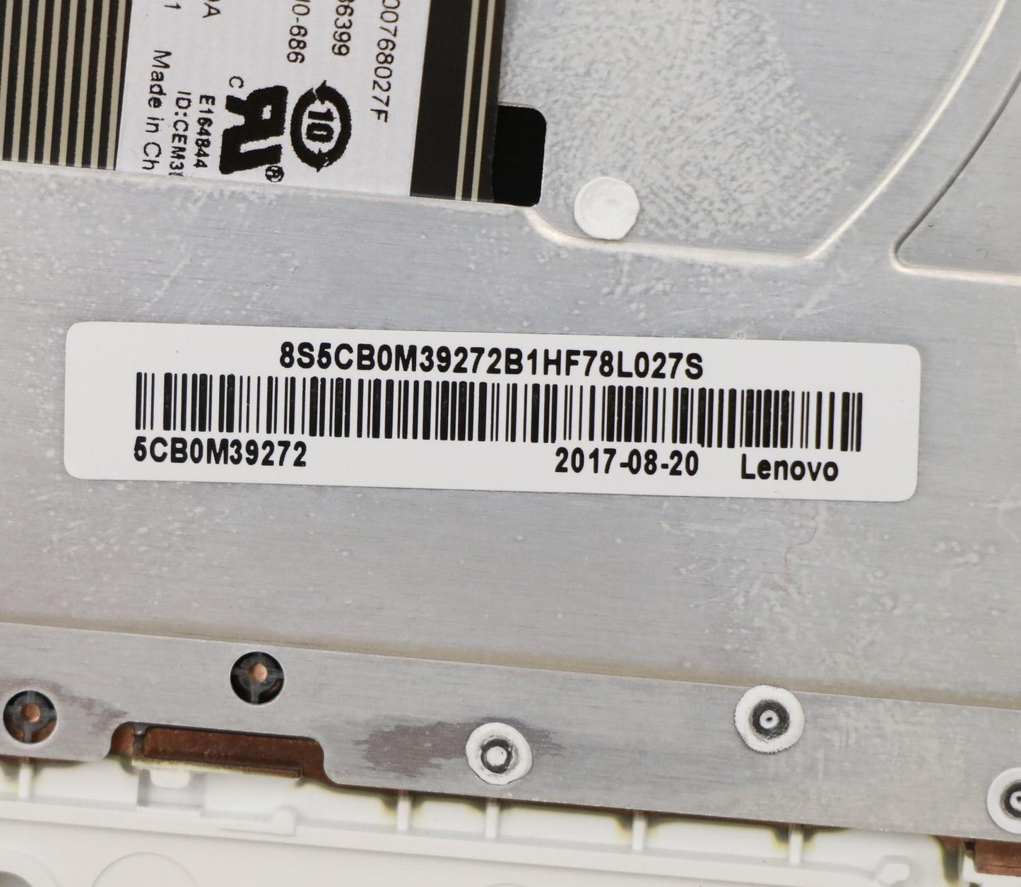 Lenovo Upper Case B 80U4 Wh W/Ja - 5CB0M39272