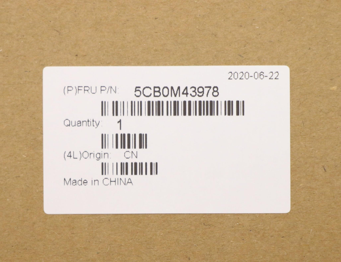 Lenovo Logic Lower White W/Graphite - 5CB0M43978
