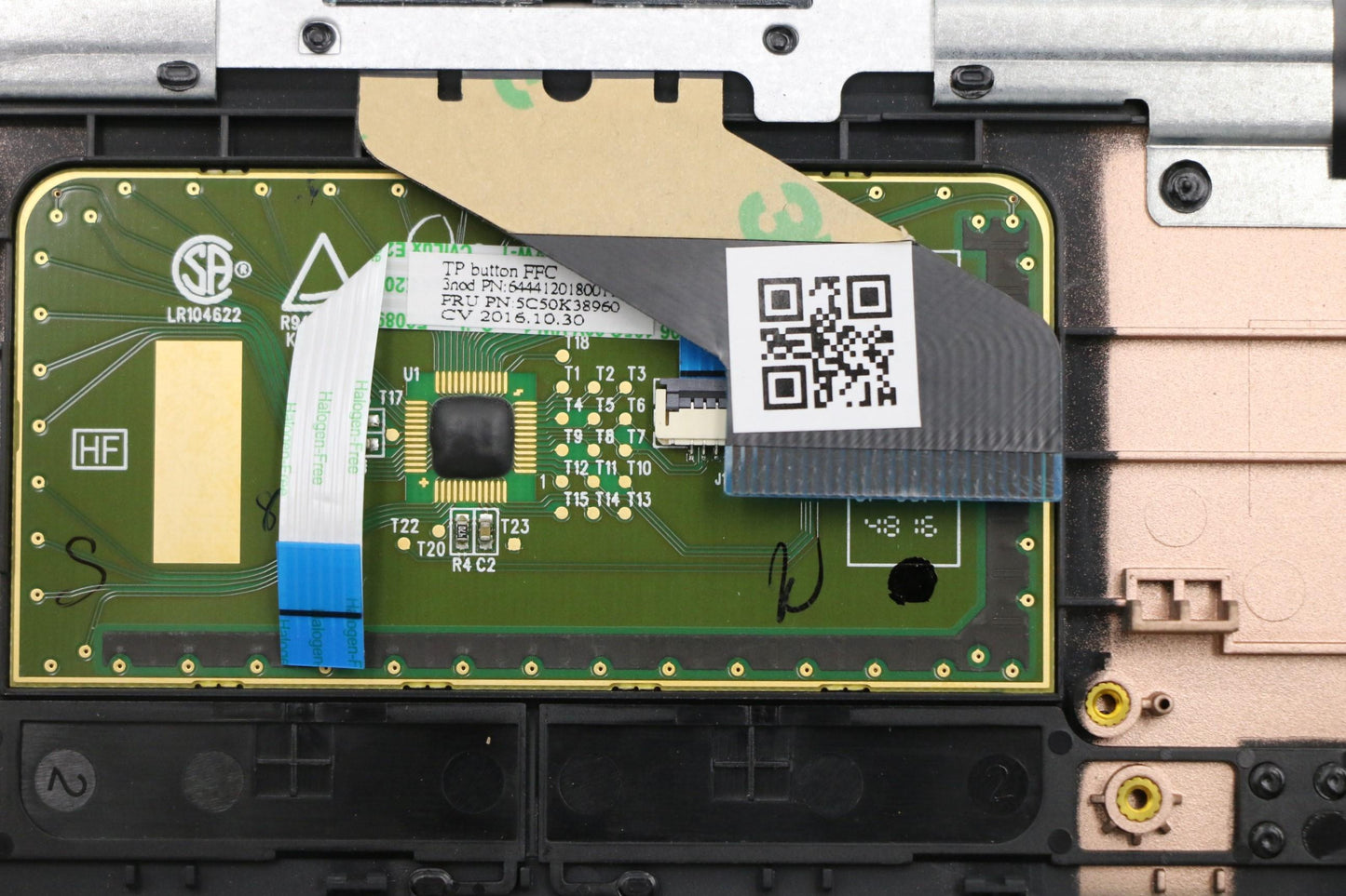 Lenovo Upper Case Asm 3N 80Wg W/Kb Gr - 5CB0M53621