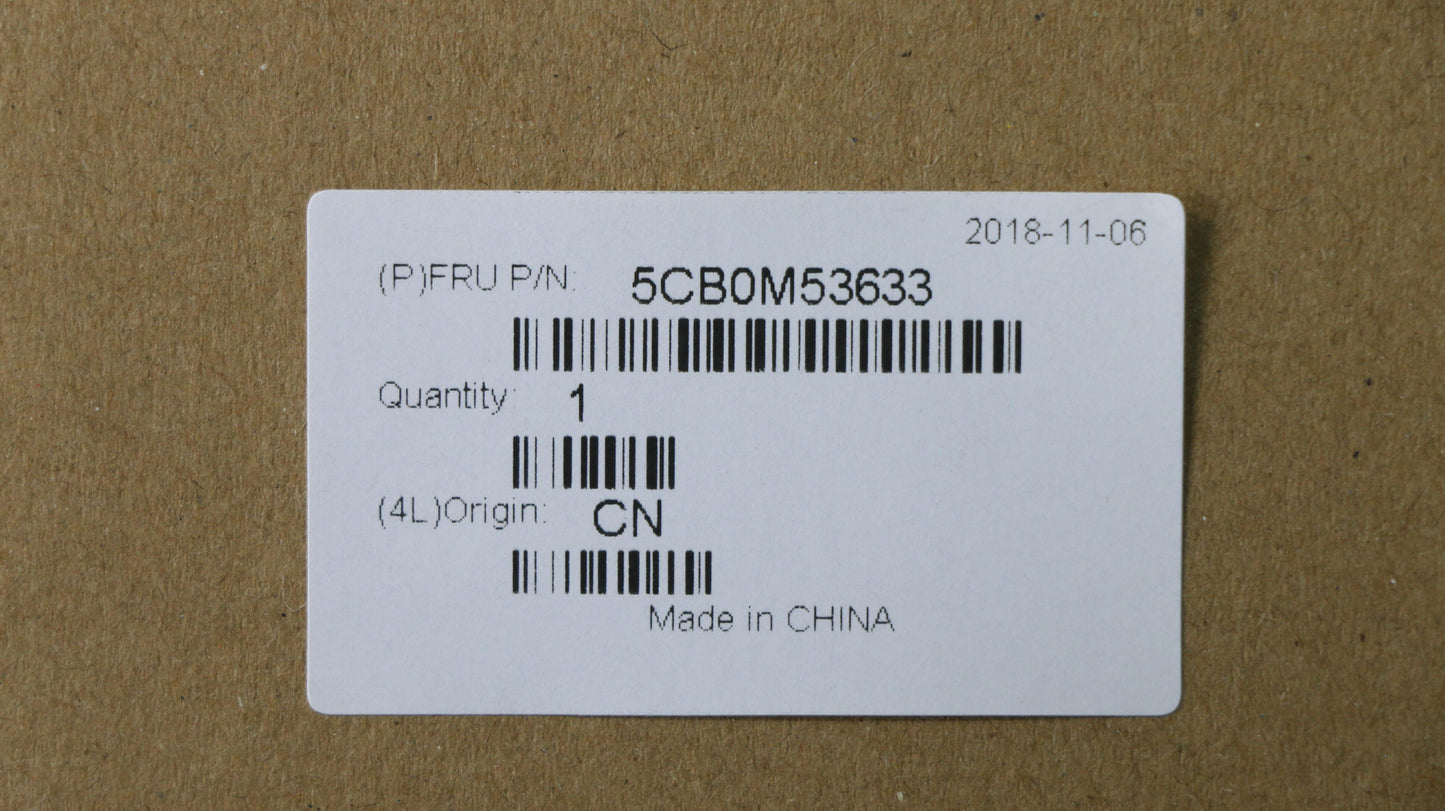 Lenovo Upper Case Asm 3N 80Wg W/Kb Ar - 5CB0M53633