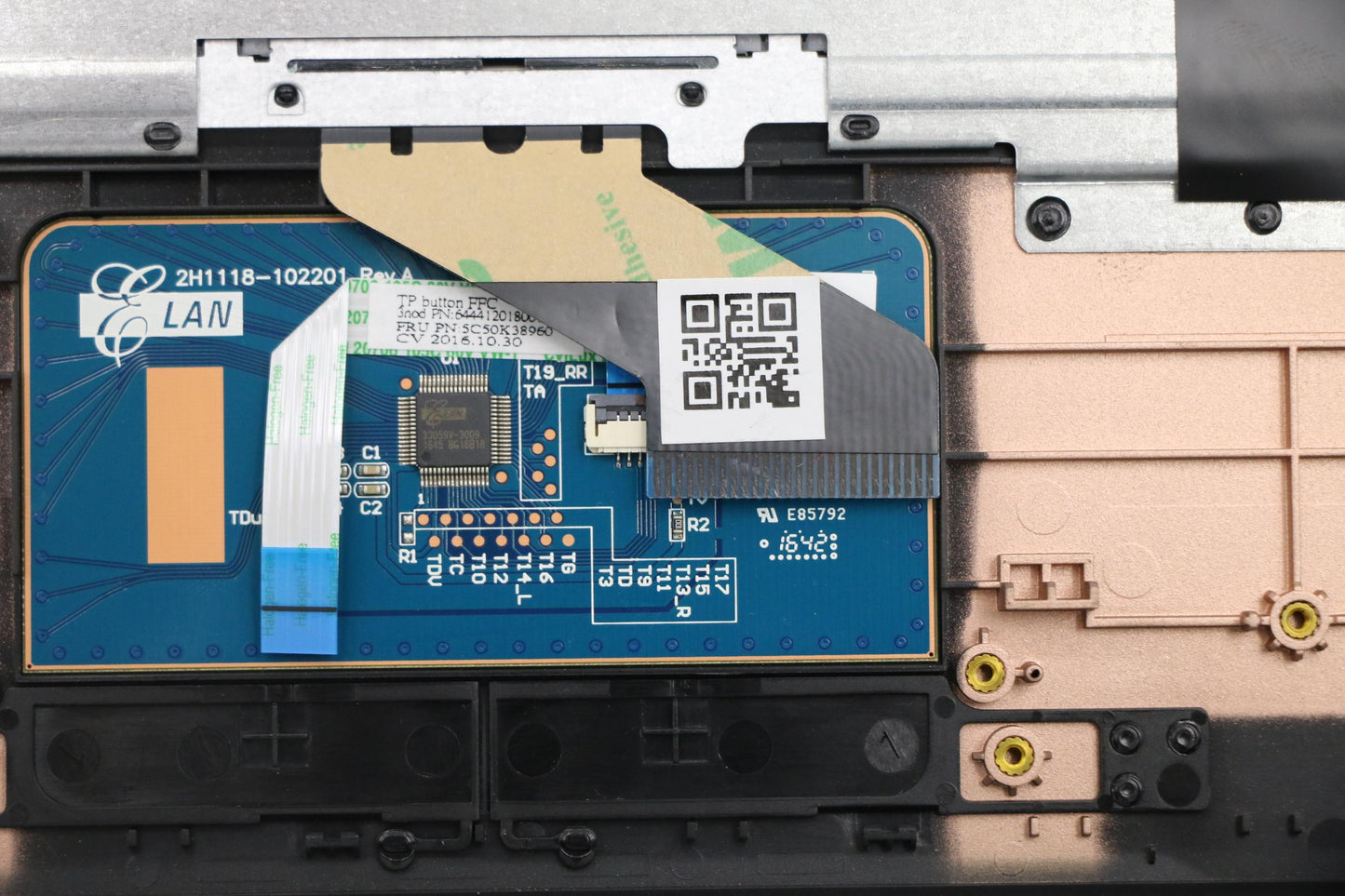 Lenovo Upper Case Asm 3N 80Wg W/Kb He - 5CB0M53665