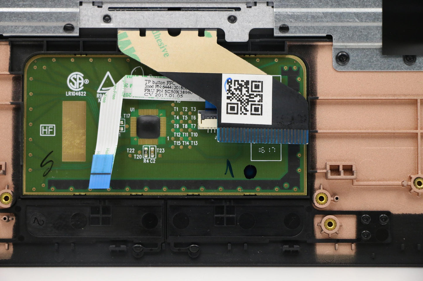 Lenovo Upper Case Asm 3N 80Wg W/Kb Bu - 5CB0M53684