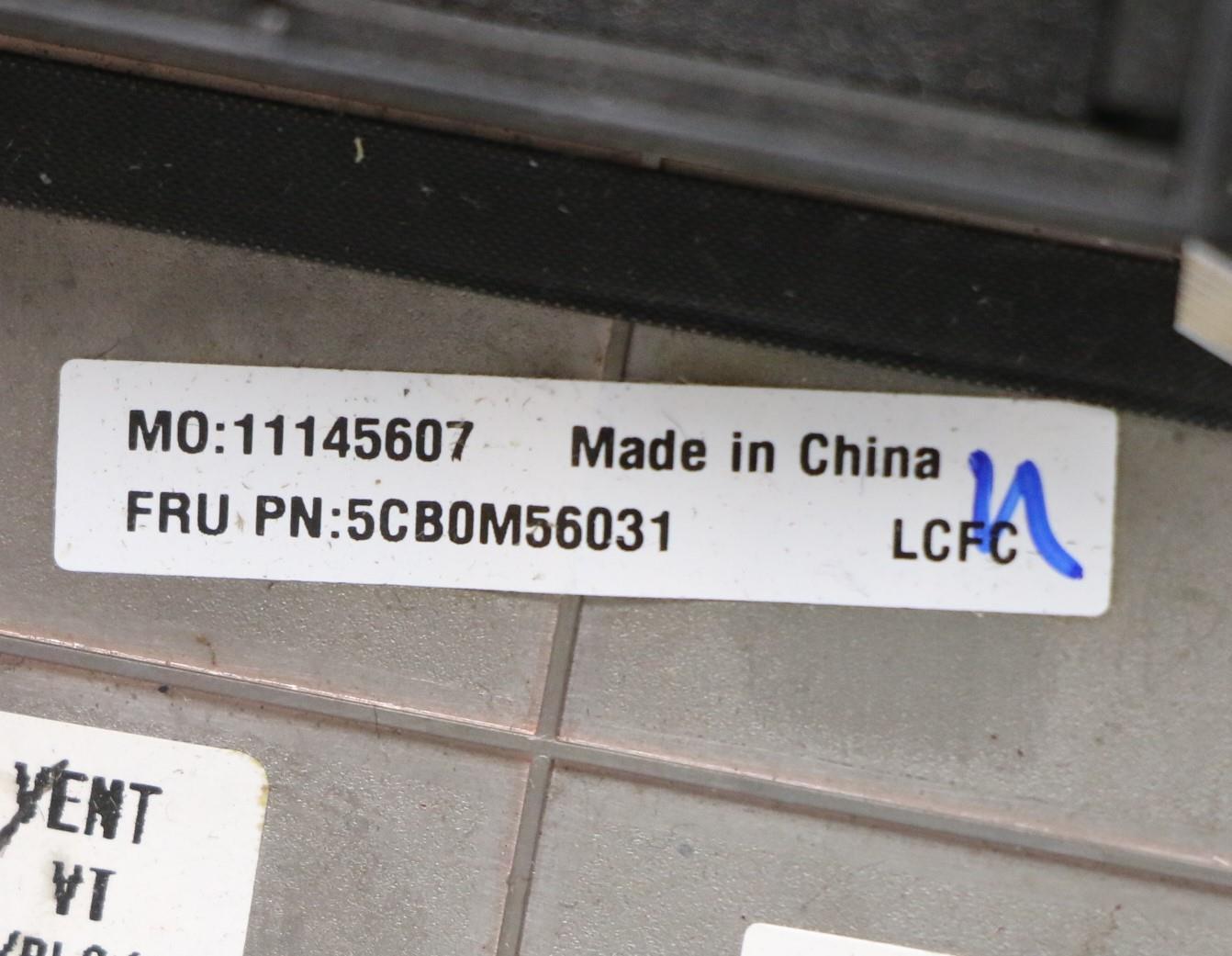 Lenovo Logic Up W/Kb Assembly Bu - 5CB0M56031