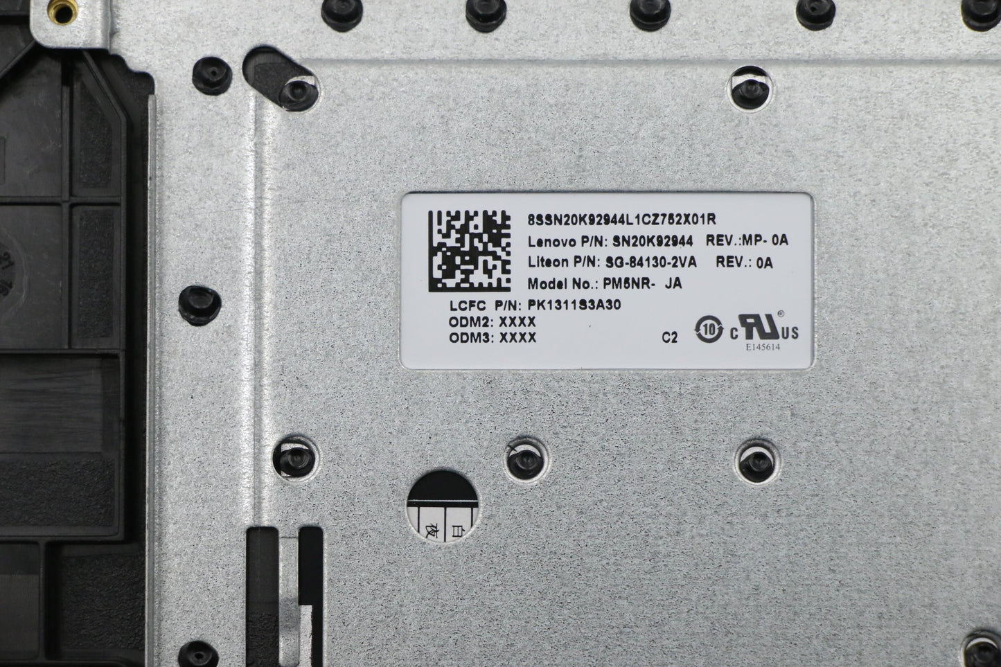 Lenovo Logic Upper Assembly 15T Blk J - 5CB0M59780