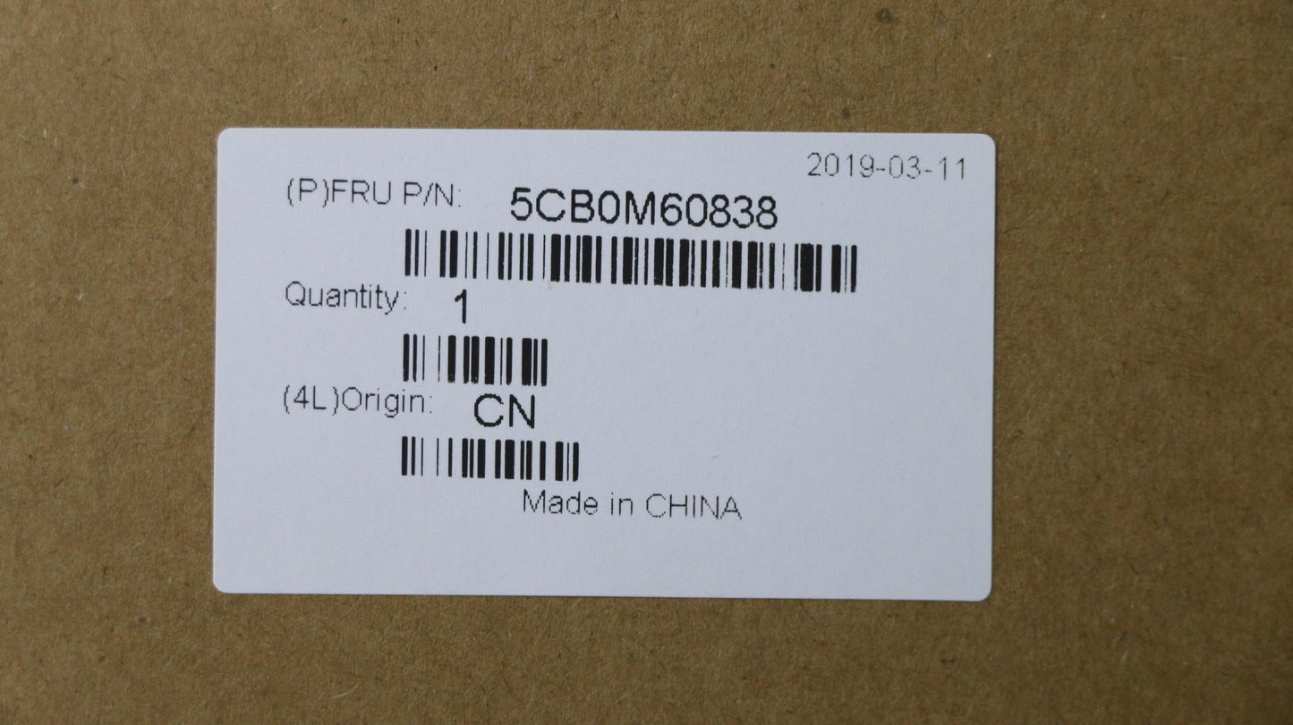 Lenovo Lcd Cover Yf 80Sg Wh W/Foil Lt - 5CB0M60838