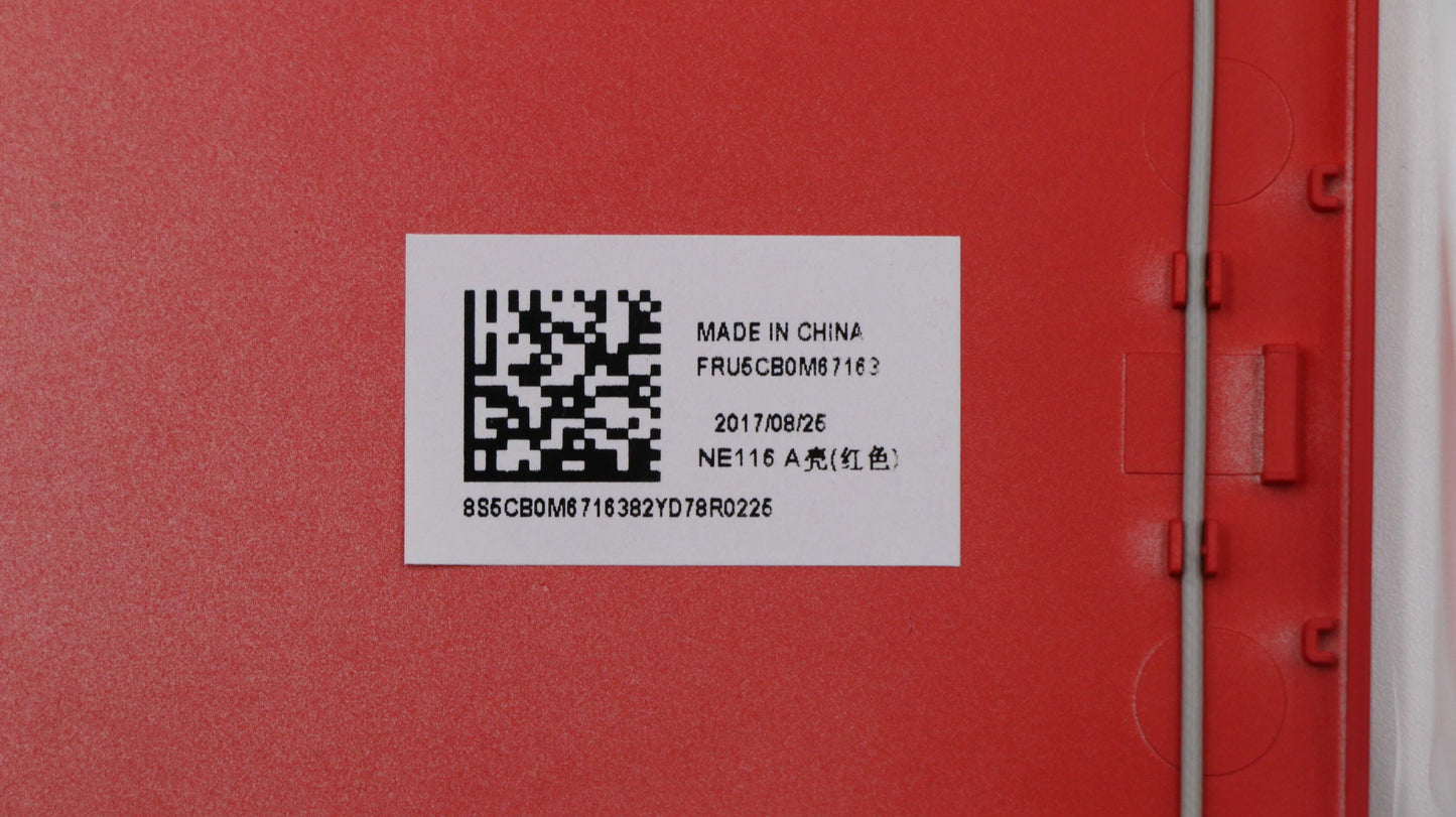 Lenovo Lcd Cover 3N 80Wg Red - 5CB0M67163