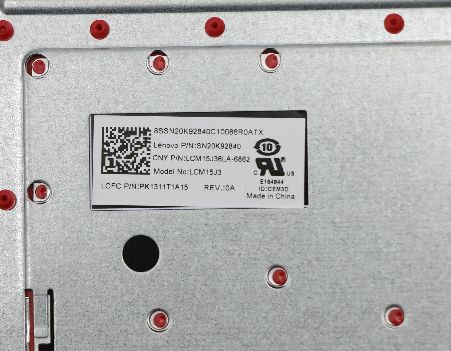 Lenovo Logic Upper Assembly 14T Red I - 5CB0M91276