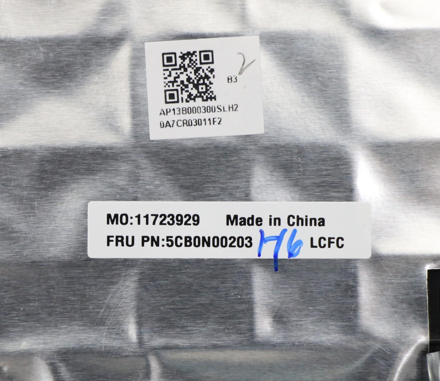 Lenovo Upper Case with Keyboard, US Layout, Non-Backlit - 5CB0N00203