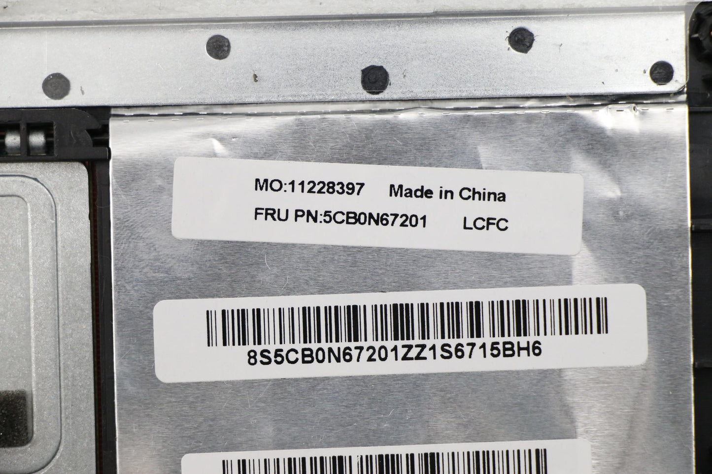 Lenovo Logic Up Assembly W/Keyboard R - 5CB0N67201