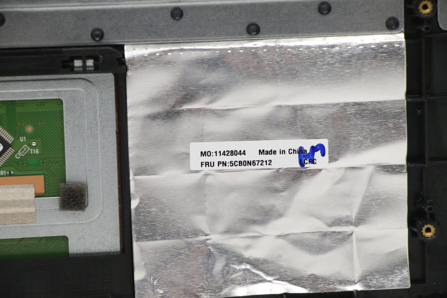 Lenovo Logic Up Assembly W/Keyboard R - 5CB0N67212