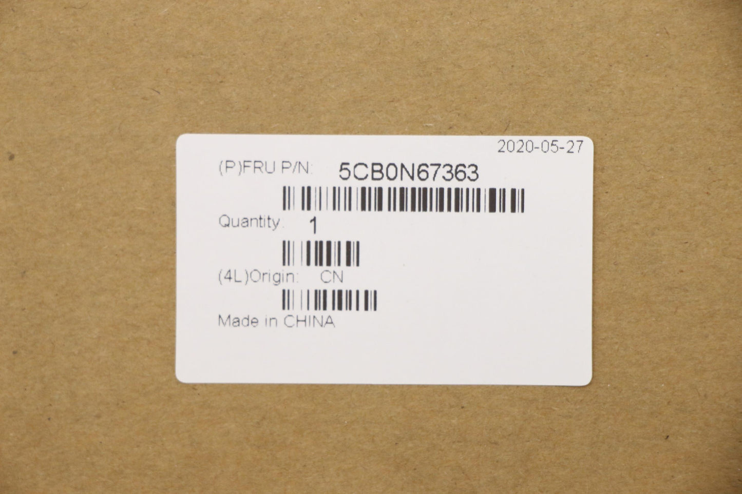 Lenovo Logic Lower_Black - 5CB0N67363
