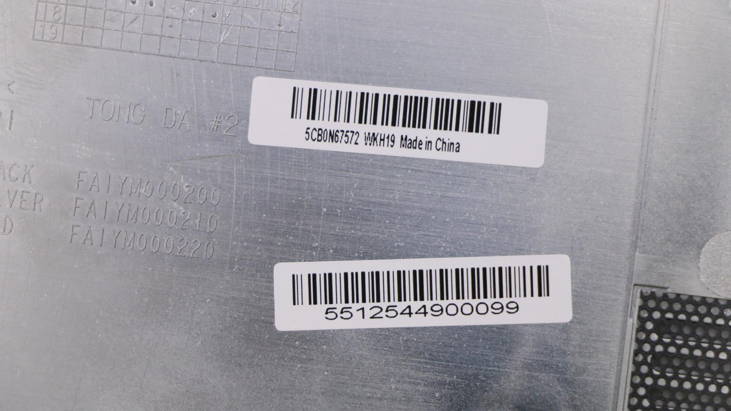 Lenovo Lower Case C 80X8 Mineral Grey - 5CB0N67572