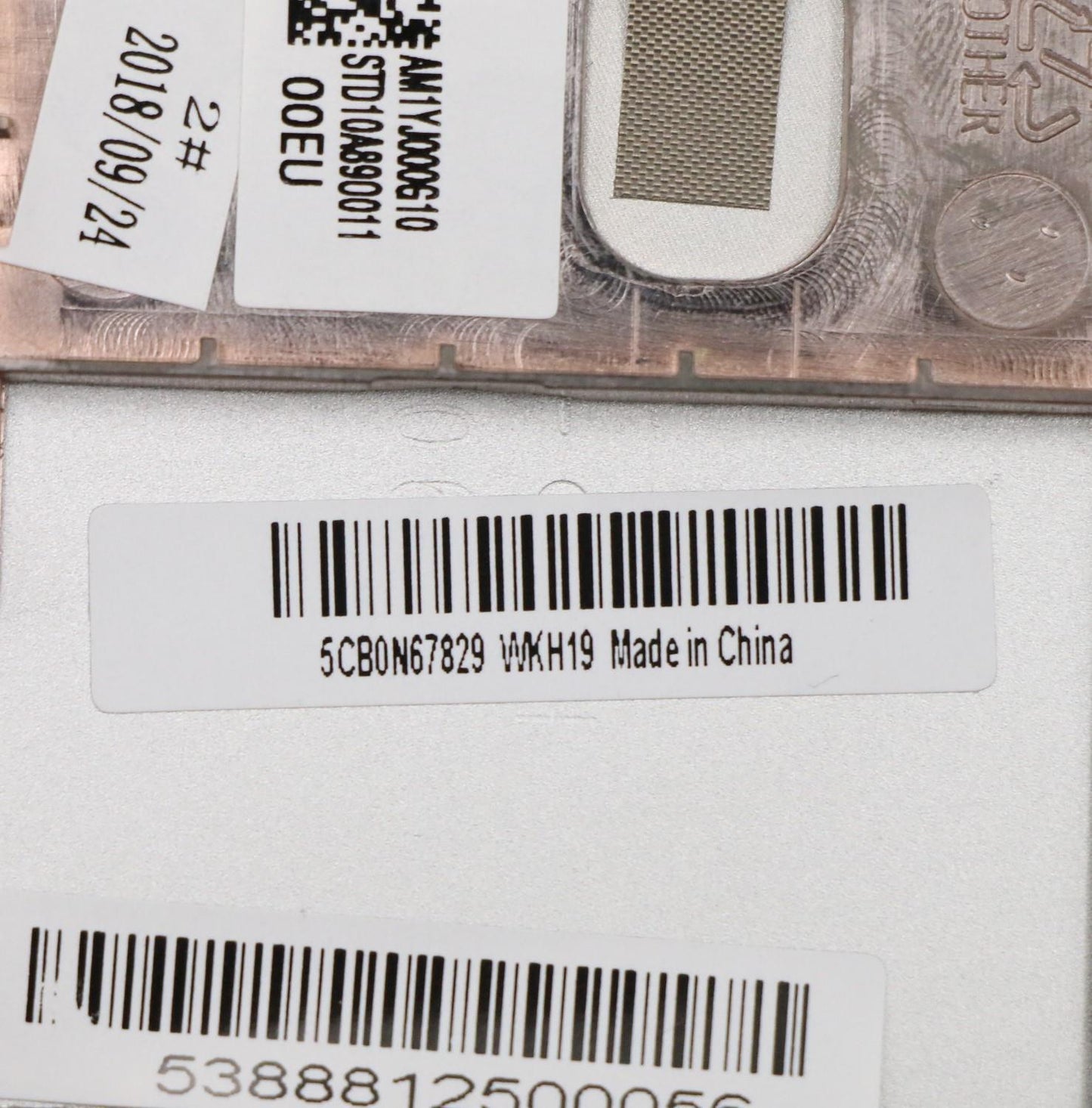 Lenovo Up Assembly Silver W/Keyboard - 5CB0N67829