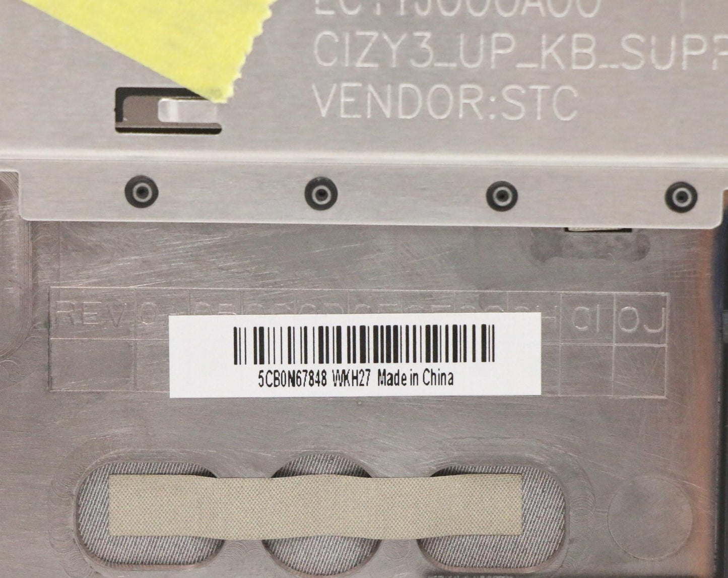 Lenovo Up Assembly Gunmetal W/Keyboar - 5CB0N67848