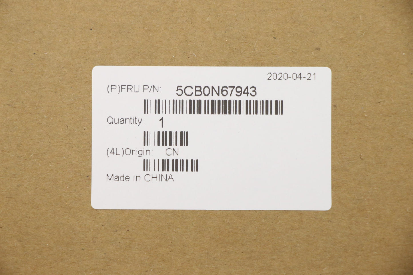 Lenovo Up Assembly Silver W/Keyboard - 5CB0N67943