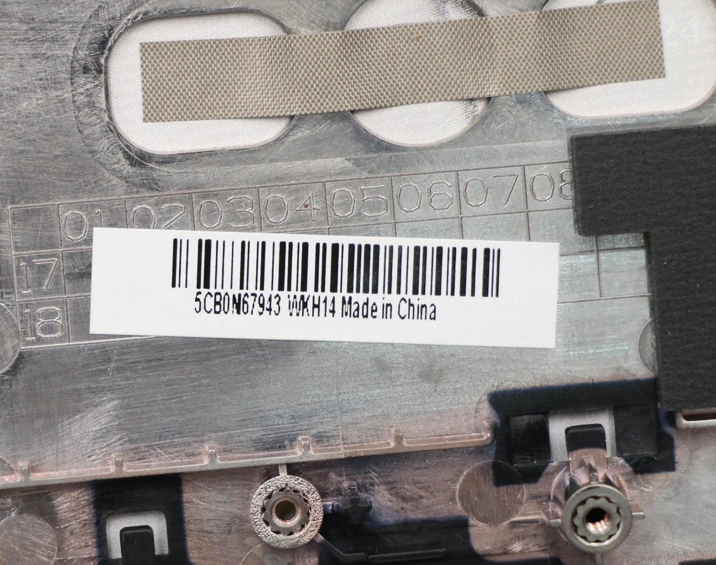 Lenovo Up Assembly Silver W/Keyboard - 5CB0N67943