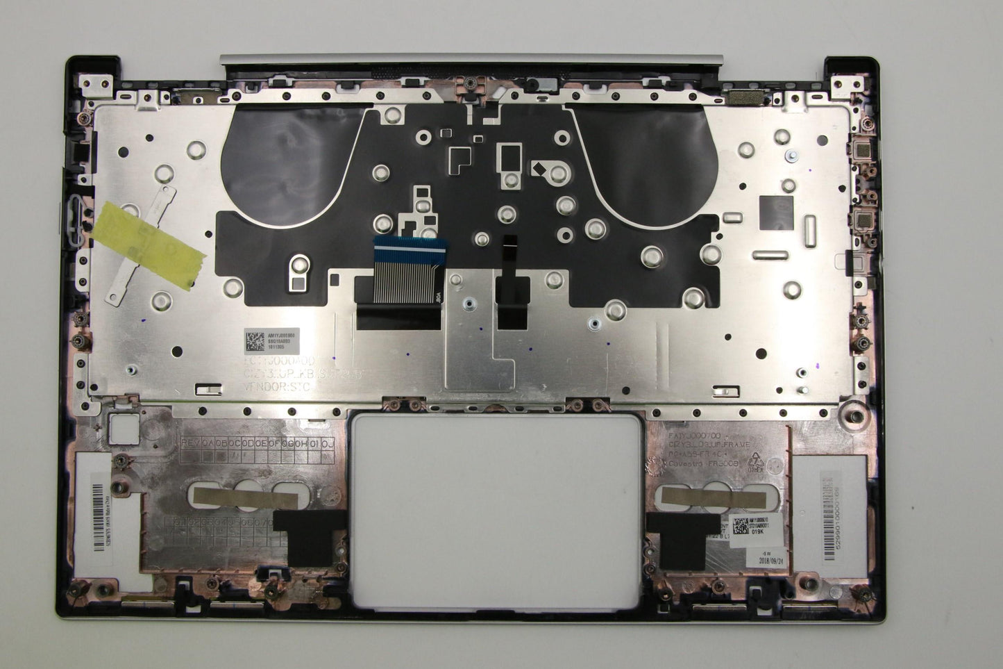 Lenovo C-Cover with Keyboard, USA English, Silver, Backlit - 5CB0N67975