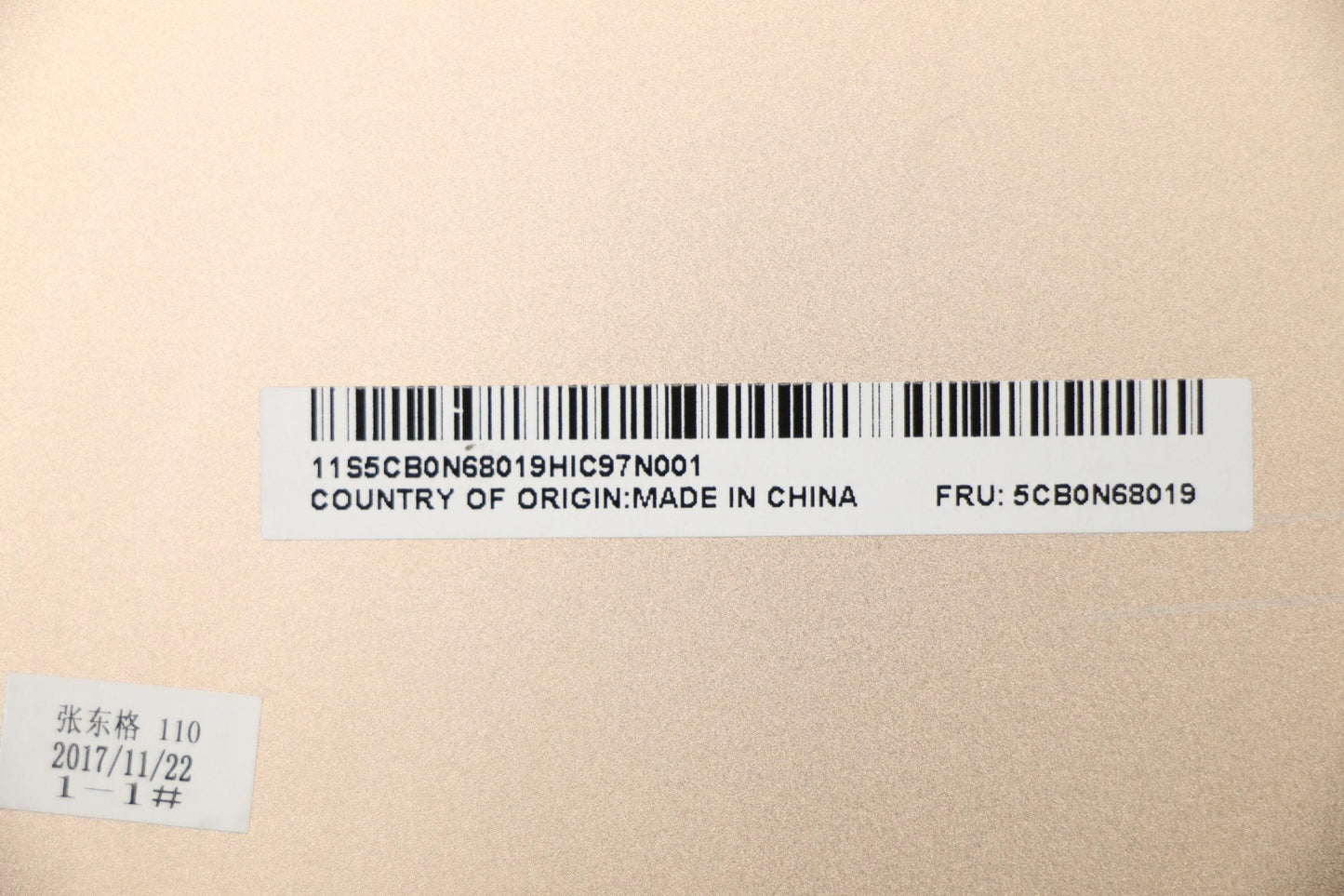 Lenovo Lcd Cover Copper - 5CB0N68019