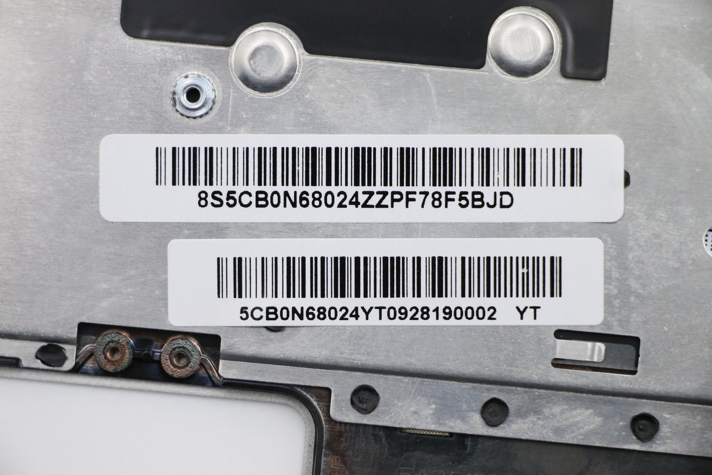 Lenovo Up Assembly Silver W/Keyboard - 5CB0N68024