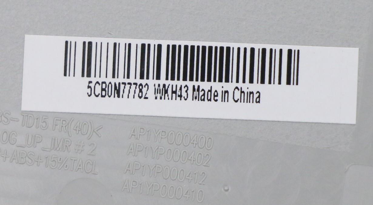 Lenovo Upper Case C 80Y9 Mgrnfpnblw/K - 5CB0N77782