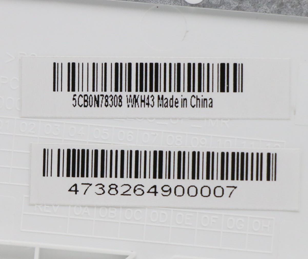 Lenovo Uppercasec80X4 Sw W/Kb Nfp Nbl - 5CB0N78308