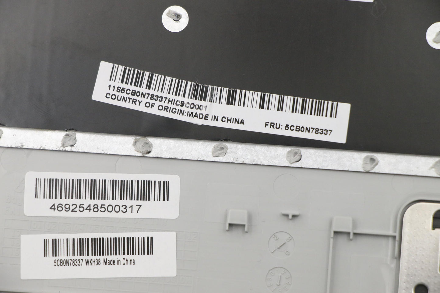 Lenovo Uppercasec80X4 Mgrw/Kb Nfp Nbl - 5CB0N78337