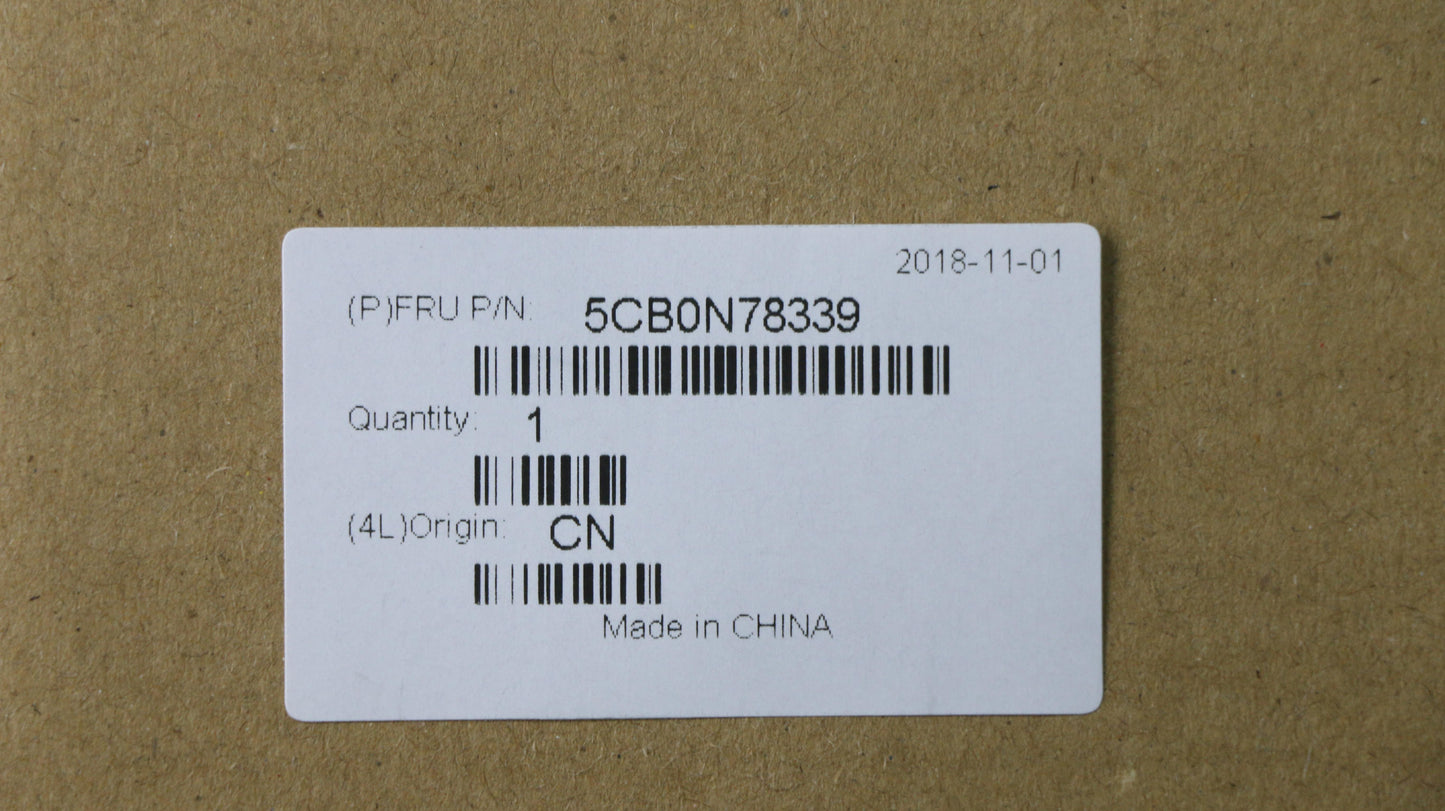 Lenovo Uppercasec80X4 Sw W/Kb Nfp Nbl - 5CB0N78339