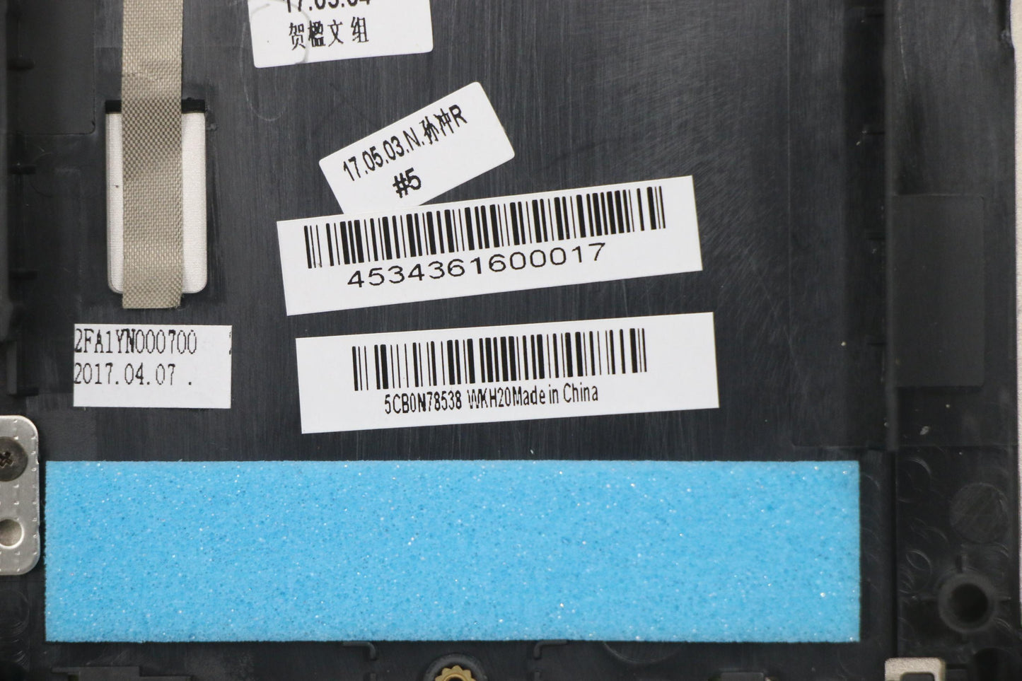 Lenovo Uppercasec80X2 Gd Fpbl W/Kb Ko - 5CB0N78538