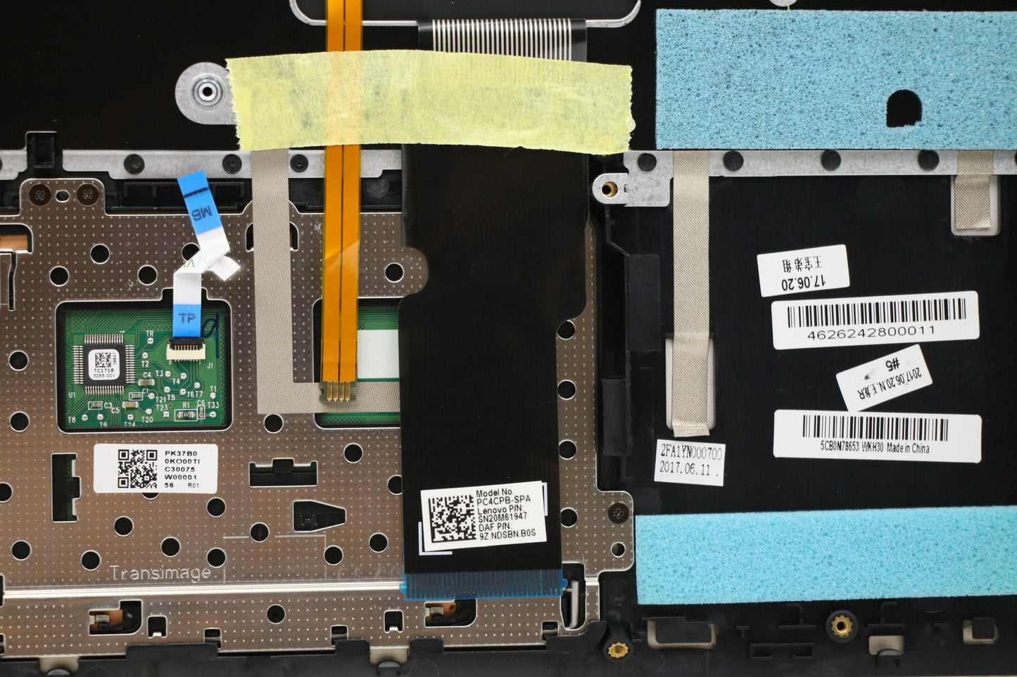 Lenovo Uppercasec80X2 Gd Fpbl W/Kb Sp - 5CB0N78653