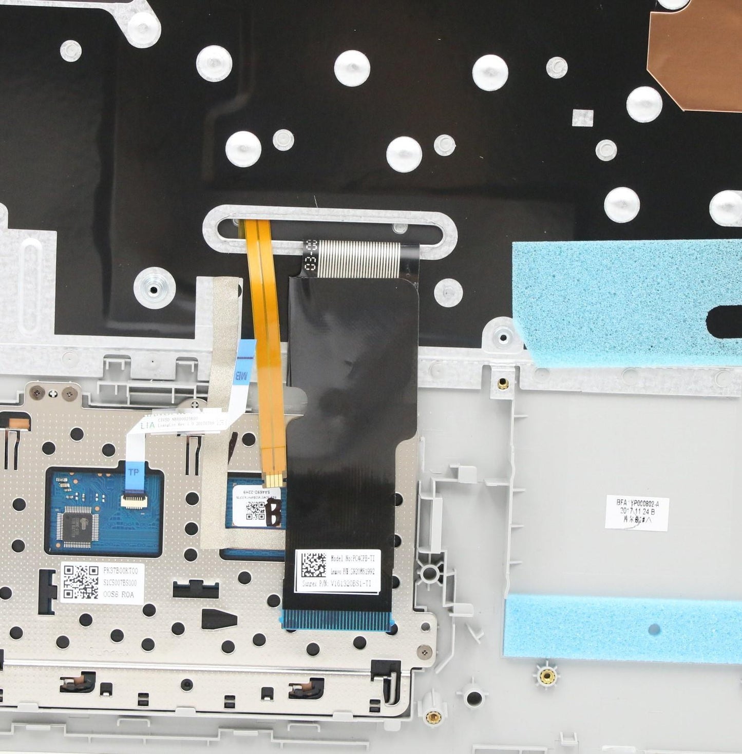 Lenovo Upper Case C 80X5 Silvernfpblt - 5CB0N79643