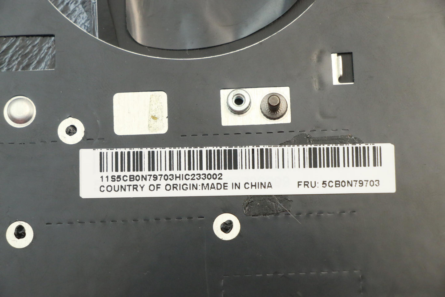 Lenovo Uppercase C 80Xc Sr W/Kb Fp Bl - 5CB0N79703