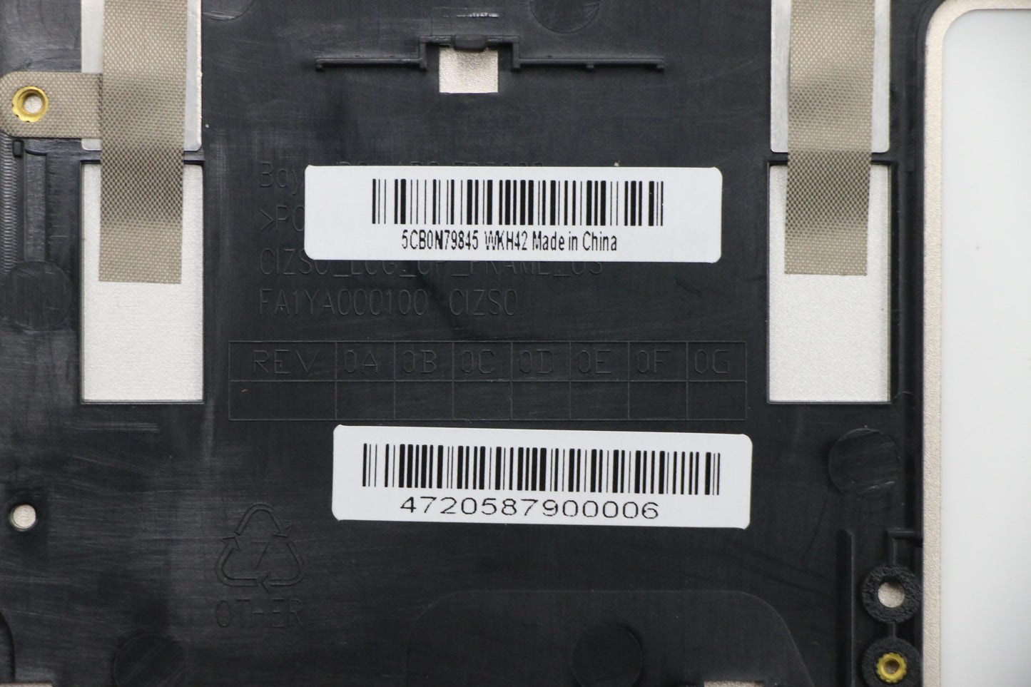 Lenovo Uppercase C 80Xc Gd W/Kb Fp Bl - 5CB0N79845