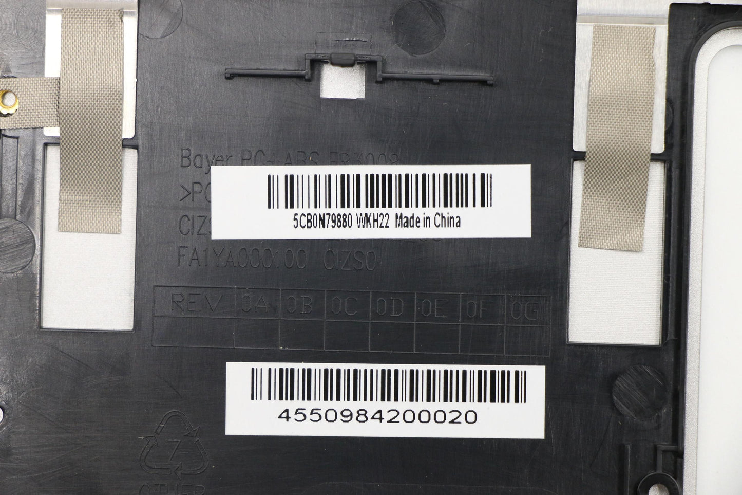 Lenovo Uppercase C 80Xc Sr W/Kb Fp Bl - 5CB0N79880
