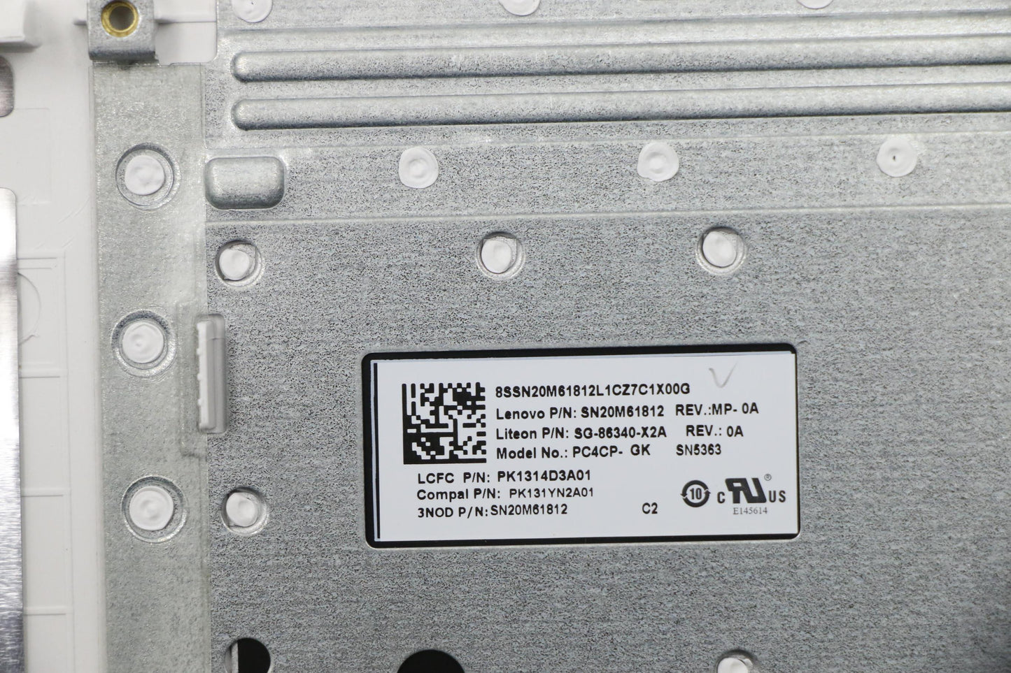 Lenovo Uppercaseasml80Xkw Imr Gre Kb - 5CB0N82222