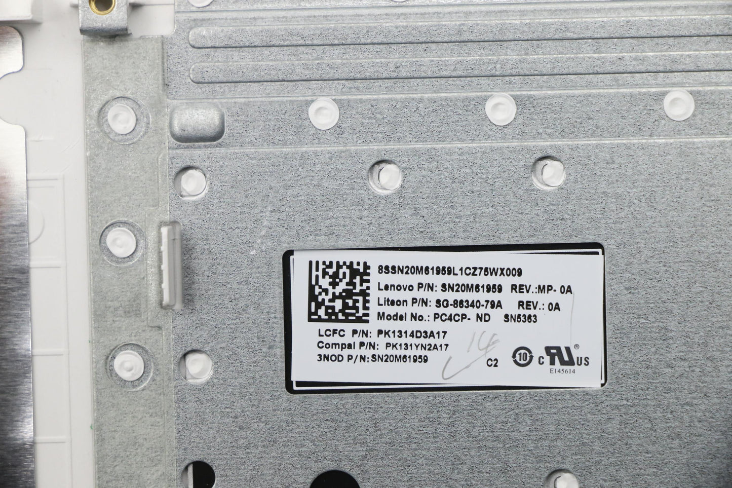 Lenovo Uppercaseasml80Xkw Imr Nordic - 5CB0N82333