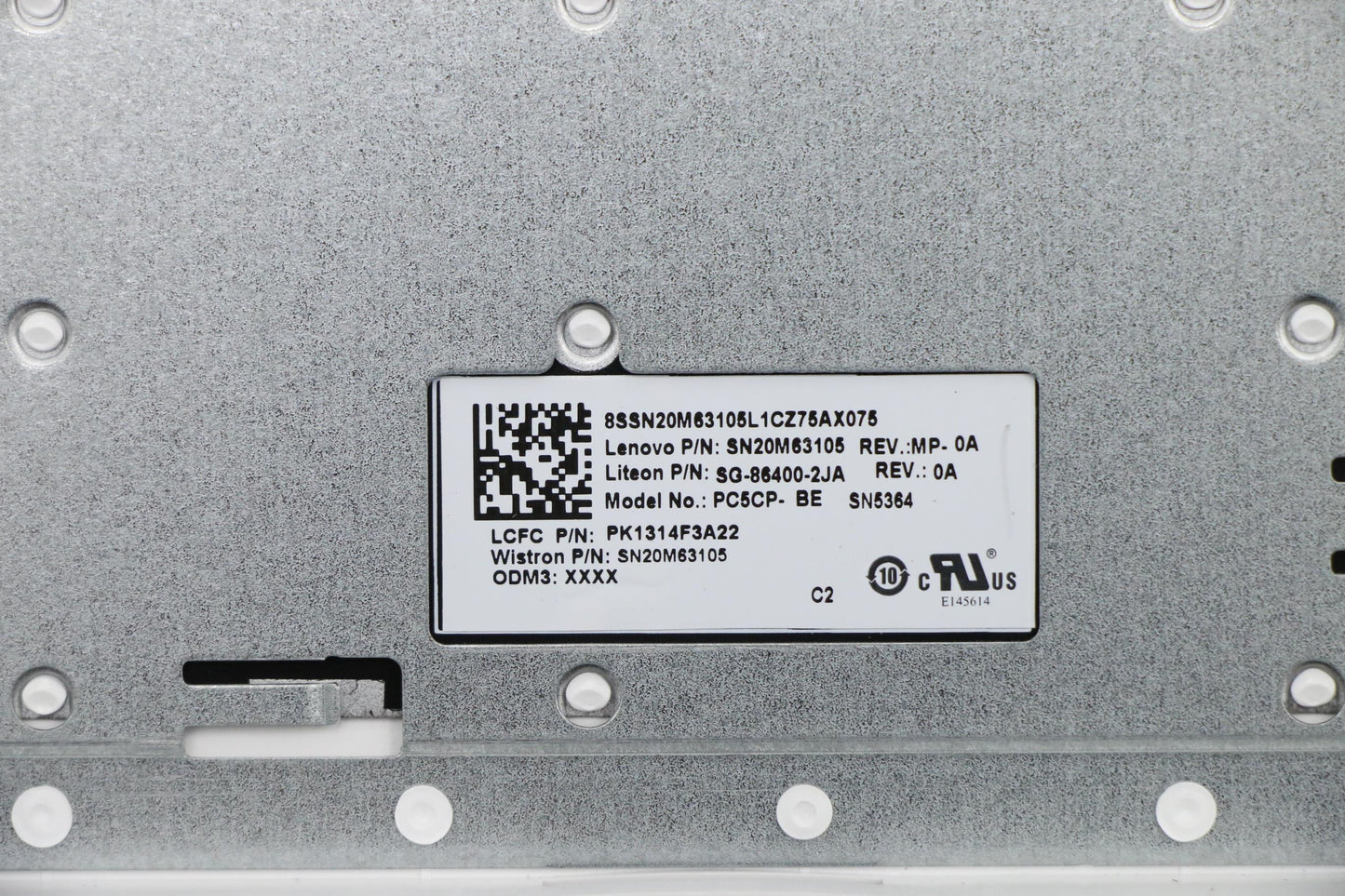 Lenovo Uppercaseasml80Xlwh Imr Bel Kb - 5CB0N86275