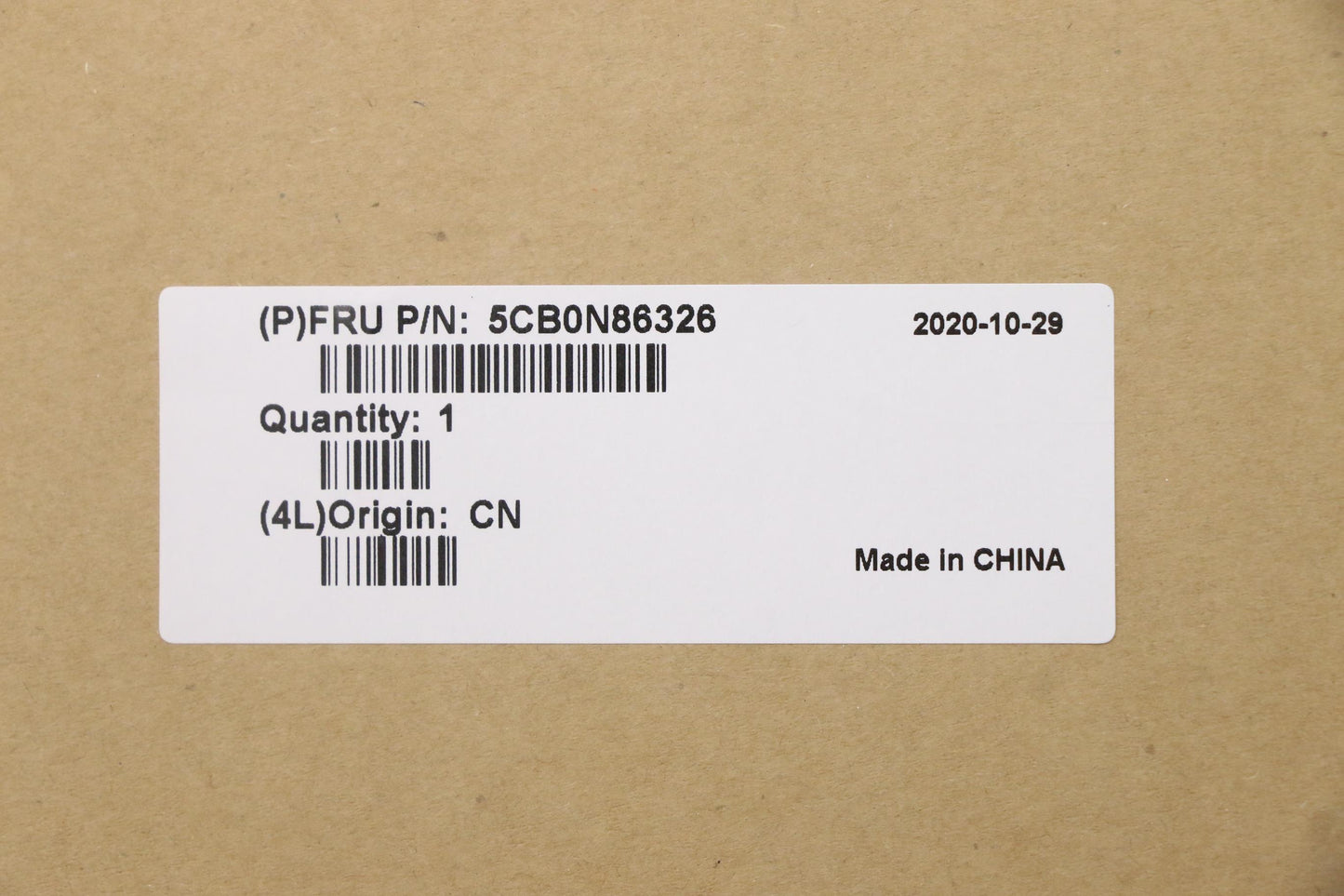 Lenovo Uppercaseasml80Xlpg Imr Frar K - 5CB0N86326