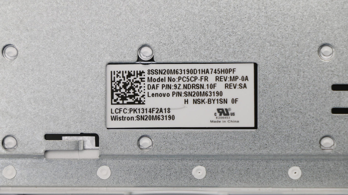Lenovo Uppercaseasml80Xlwh Imr Fr Kb - 5CB0N86387