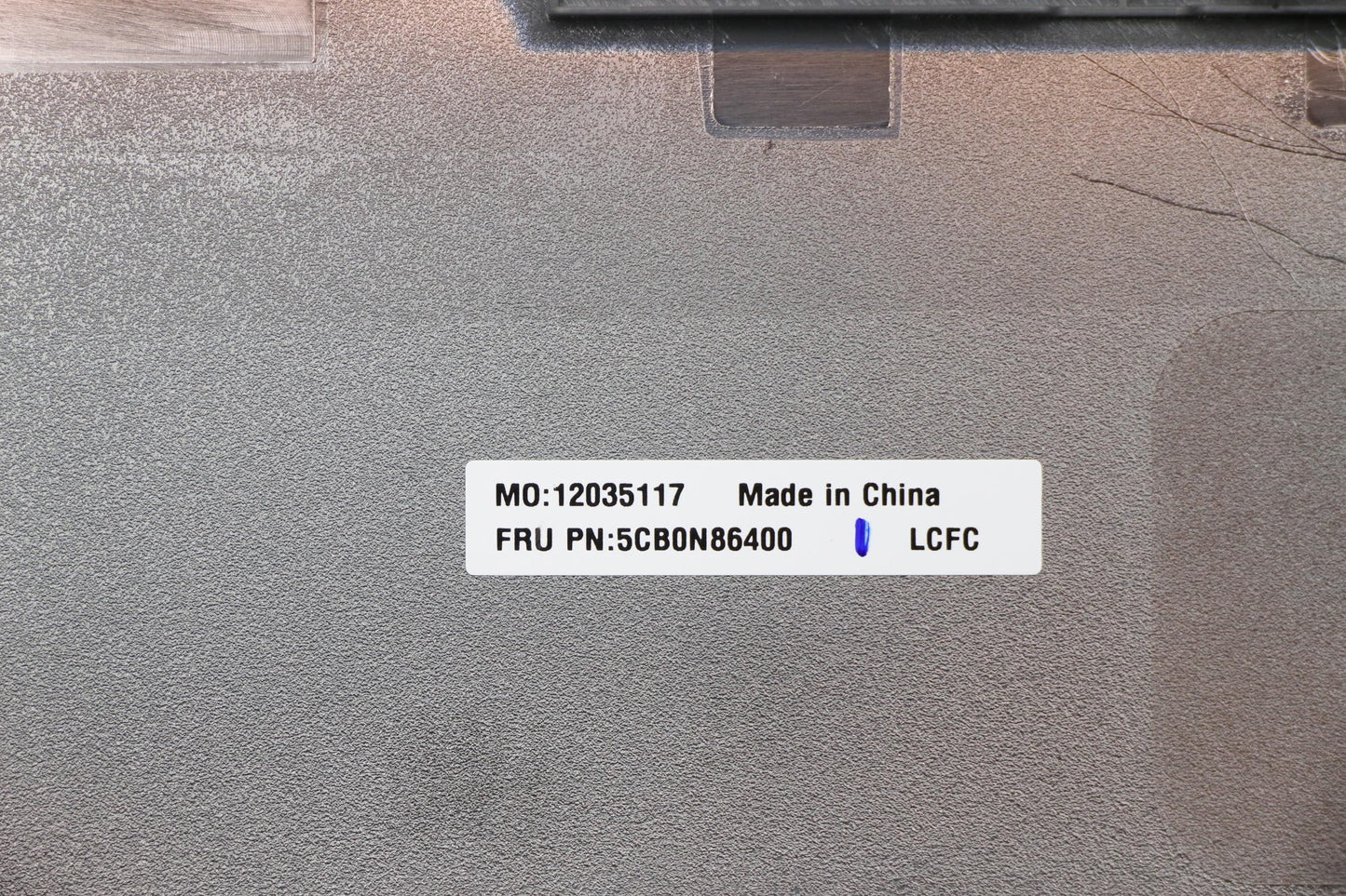 Lenovo Lower Case Cover for Lenovo 80XL, Textured, Cool Gray - 5CB0N86400