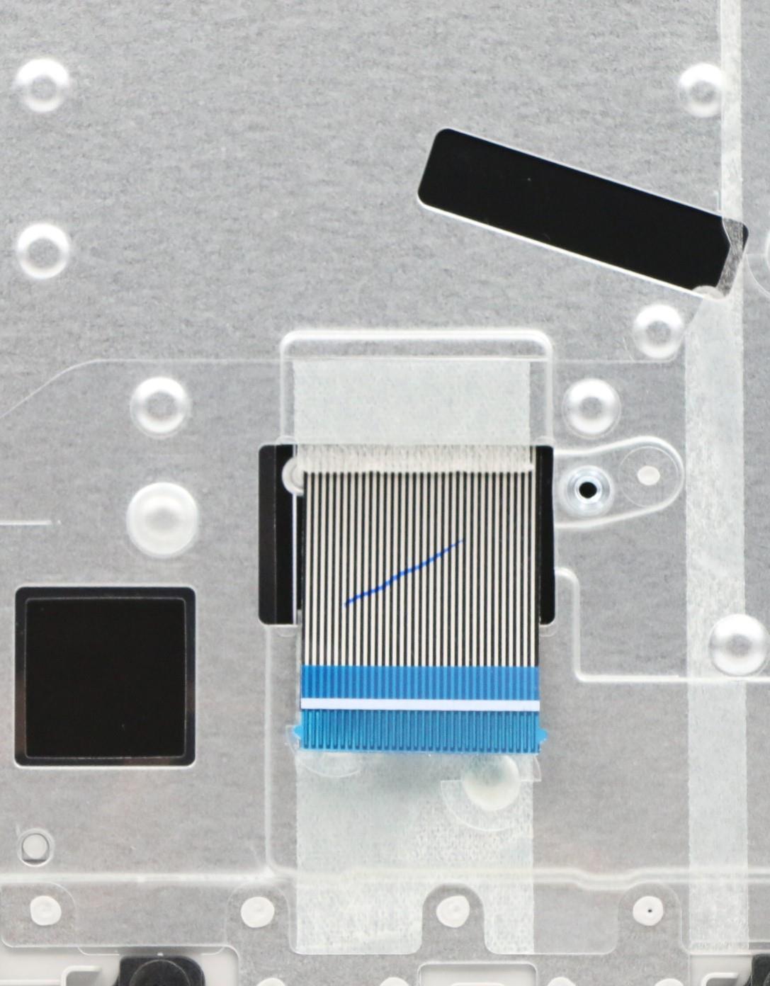 Lenovo C-Cover with Keyboard, Canadian French, Platinum Gray, Non-Backlit, Touchpad - 5CB0N86428