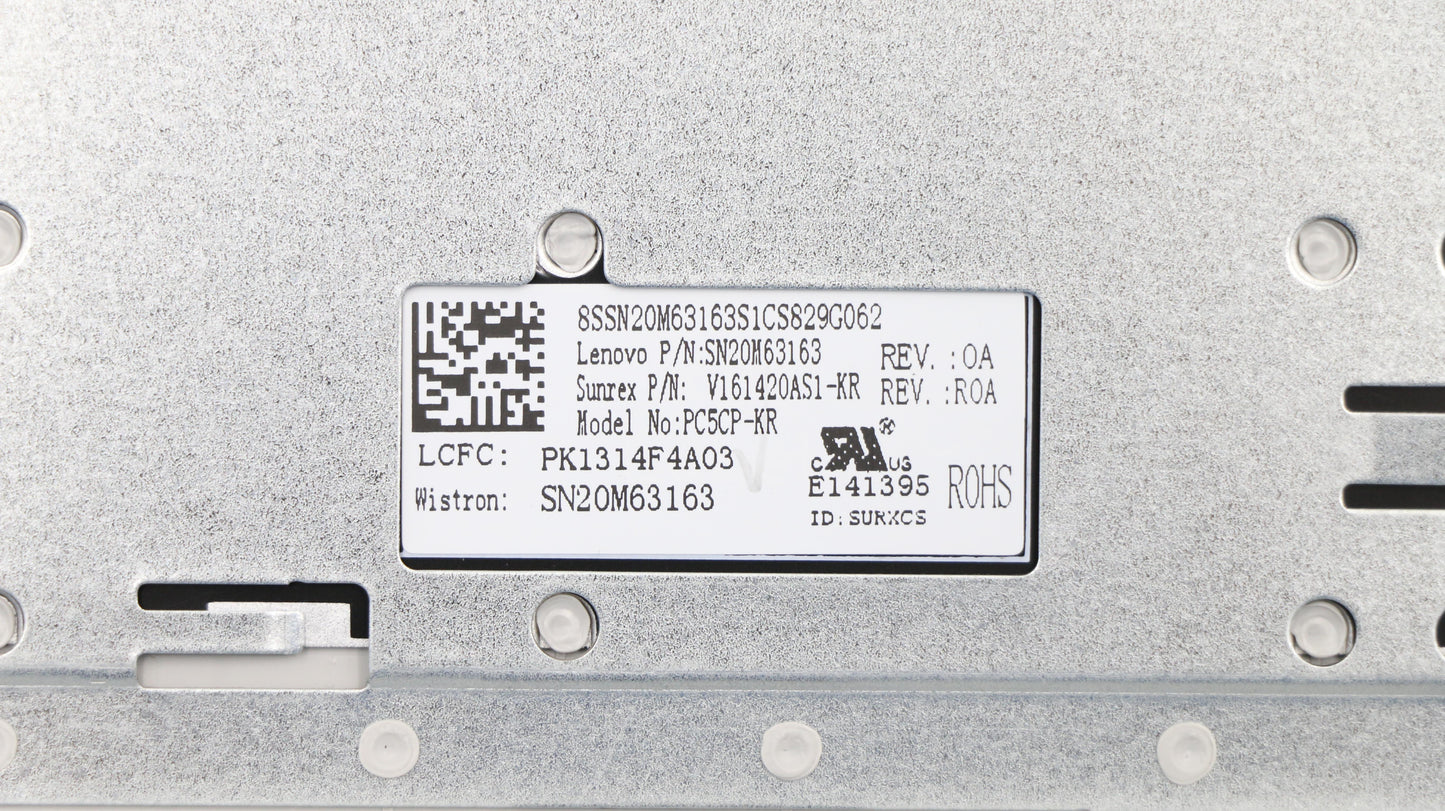 Lenovo Uppercaseasml80Xlpg Imr Kor Kb - 5CB0N86532