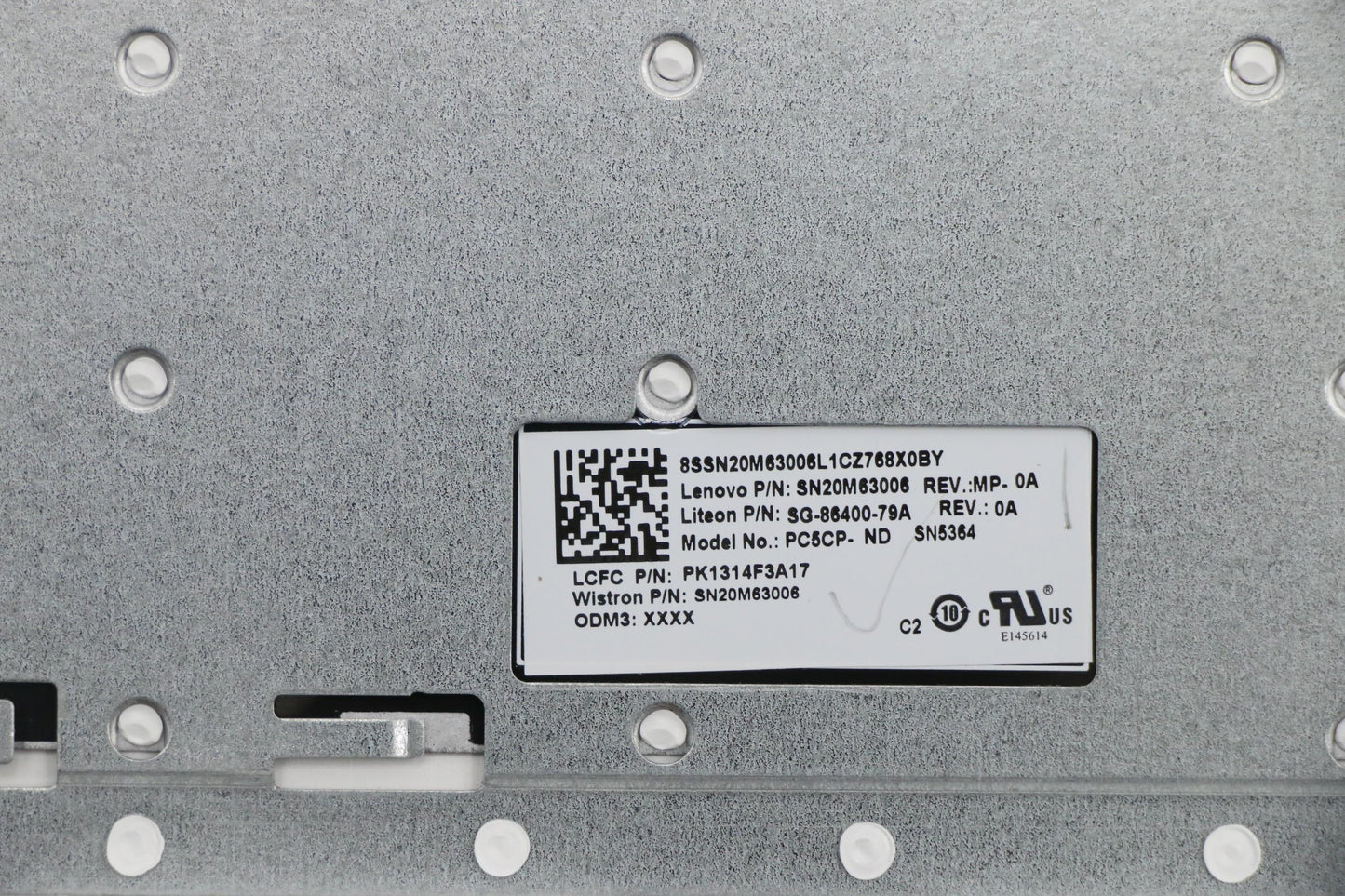 Lenovo Uppercaseasml80Xlwh Imr Nordic - 5CB0N86575