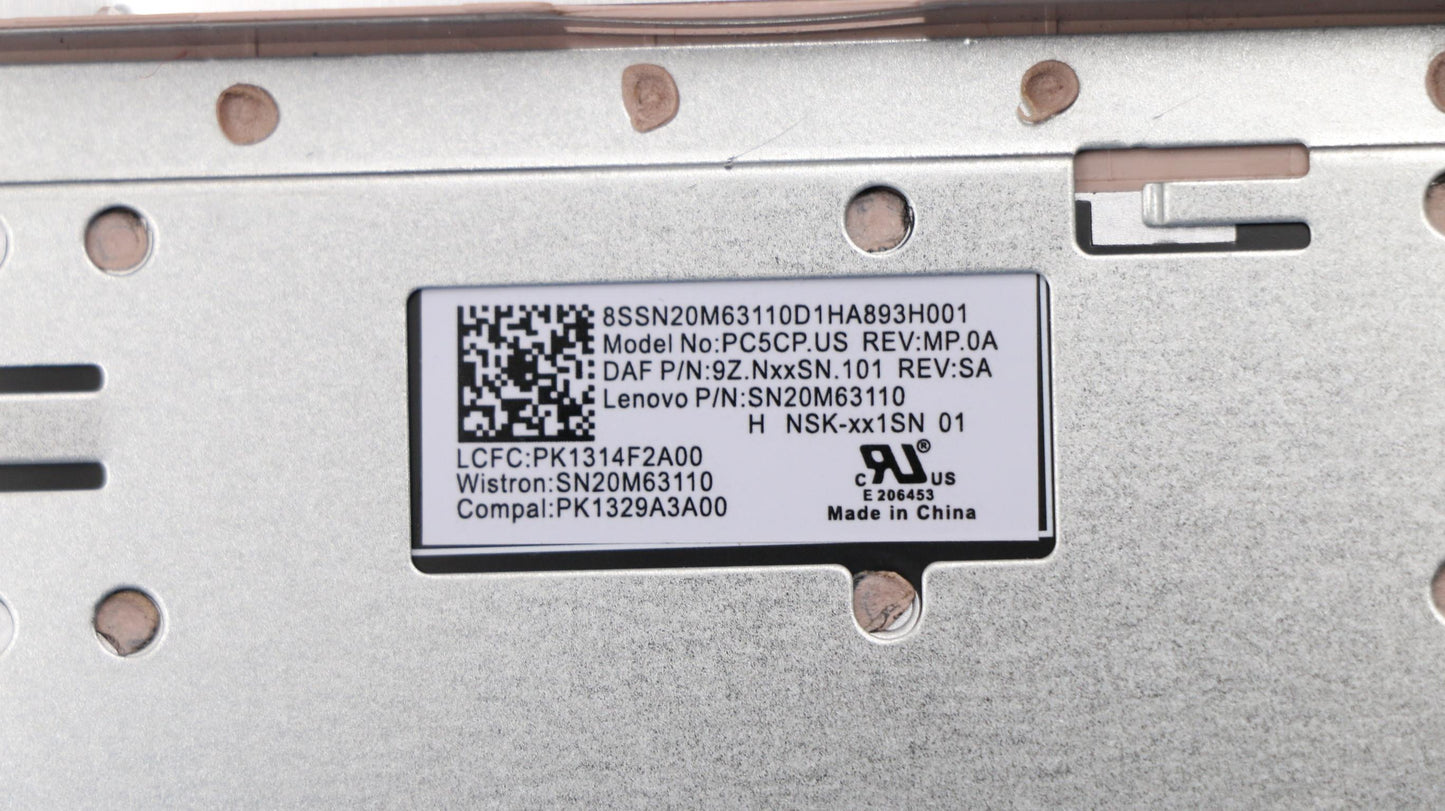 Lenovo Logic Upper Assembly 15T Red H - 5CB0N86579