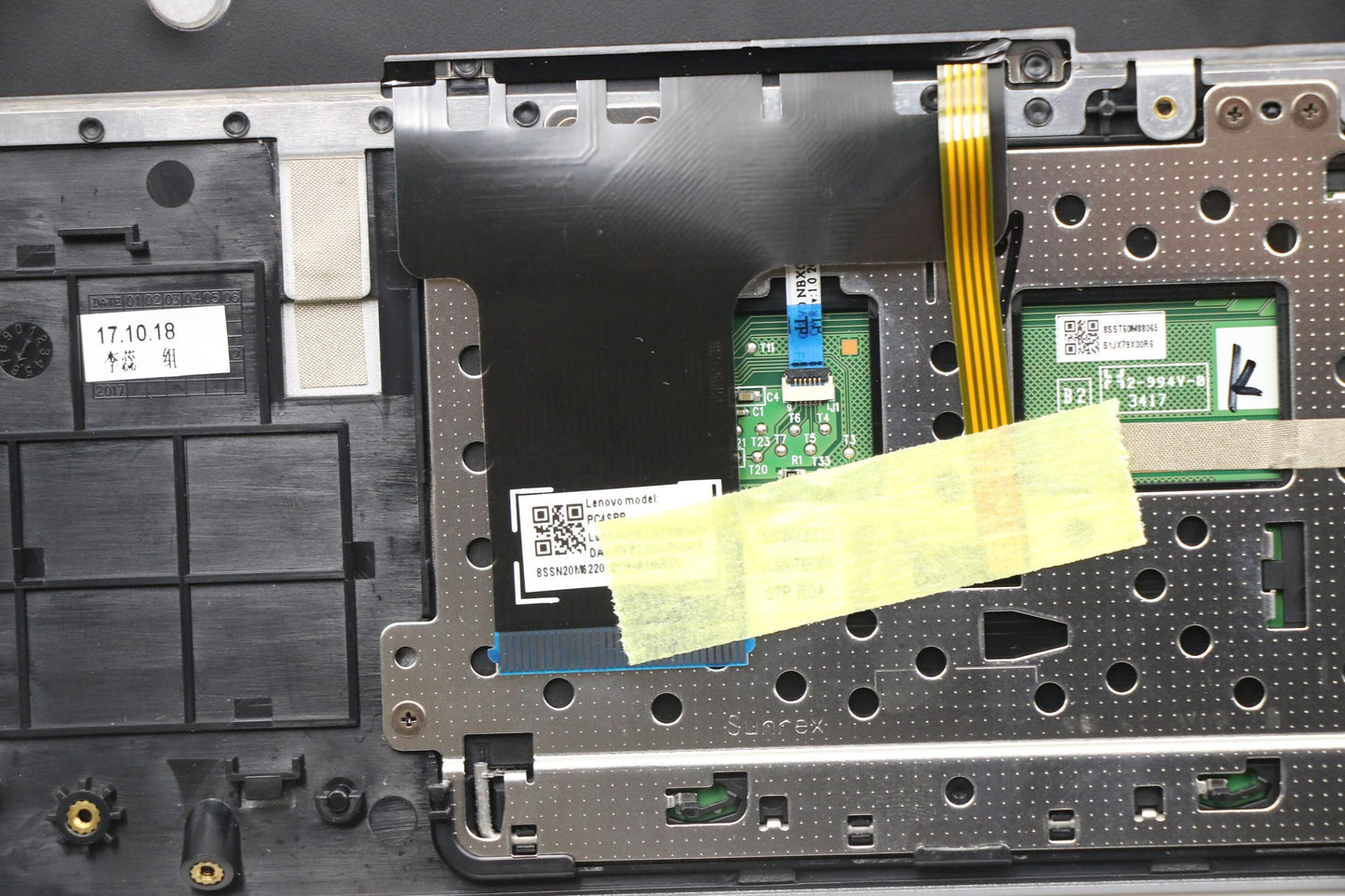 Lenovo Up Assembly Grey Fp W/Keyboard - 5CB0N87329