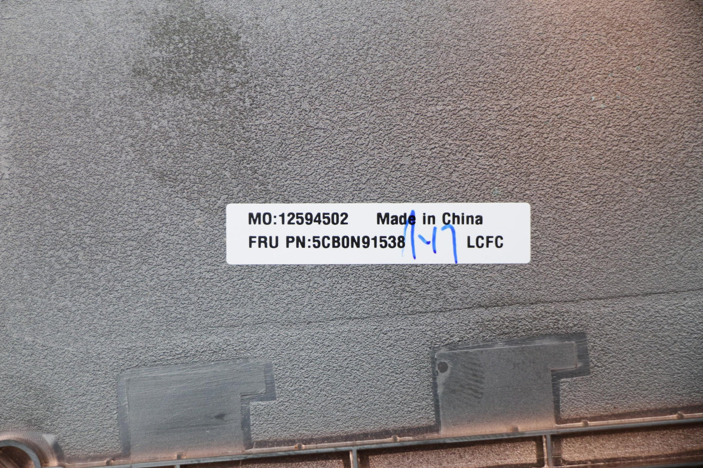 Lenovo Lower Case L80Xm Cool Grey Tex - 5CB0N91538