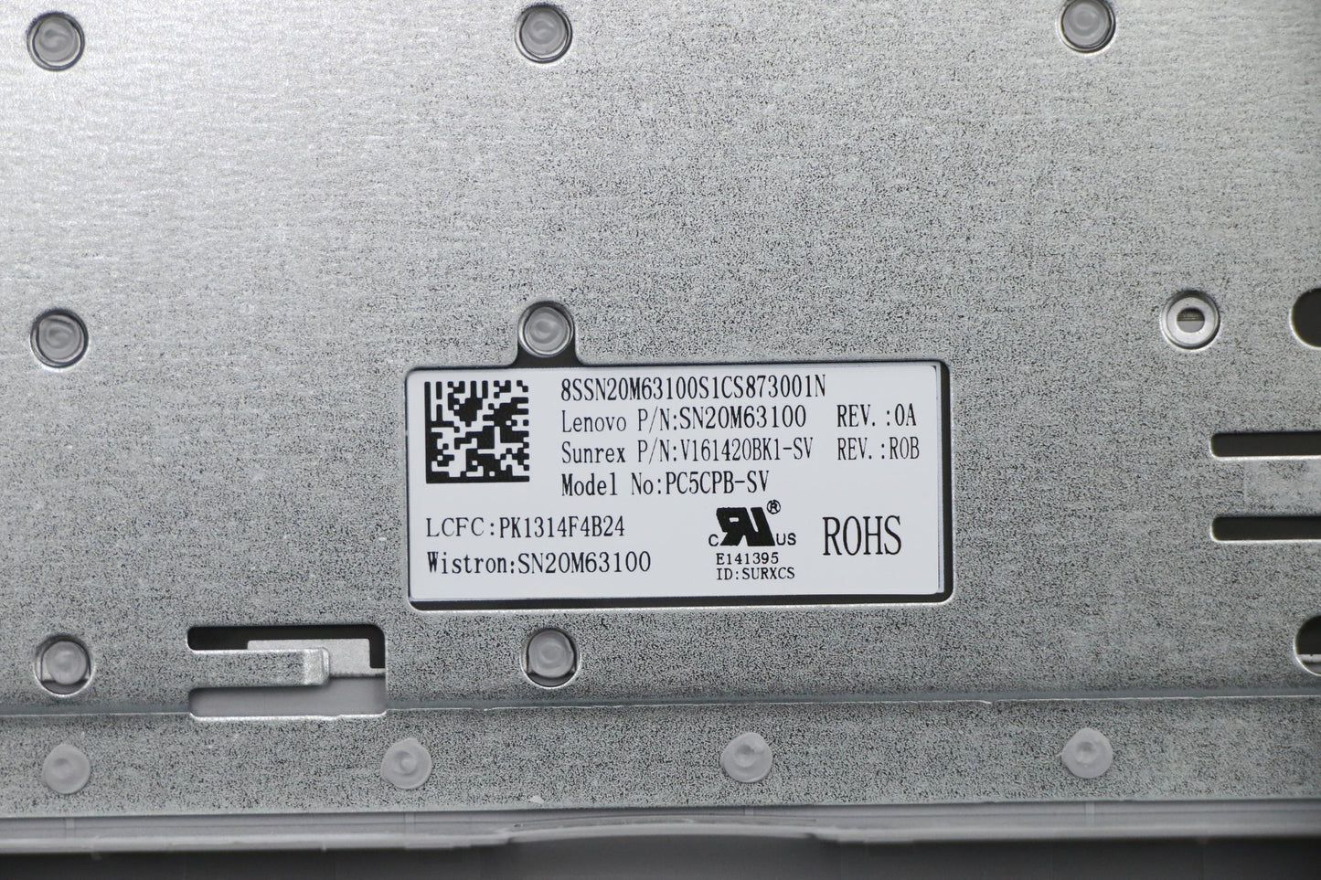 Lenovo Uppercaseasml80Ylblmgrslv - 5CB0N98552