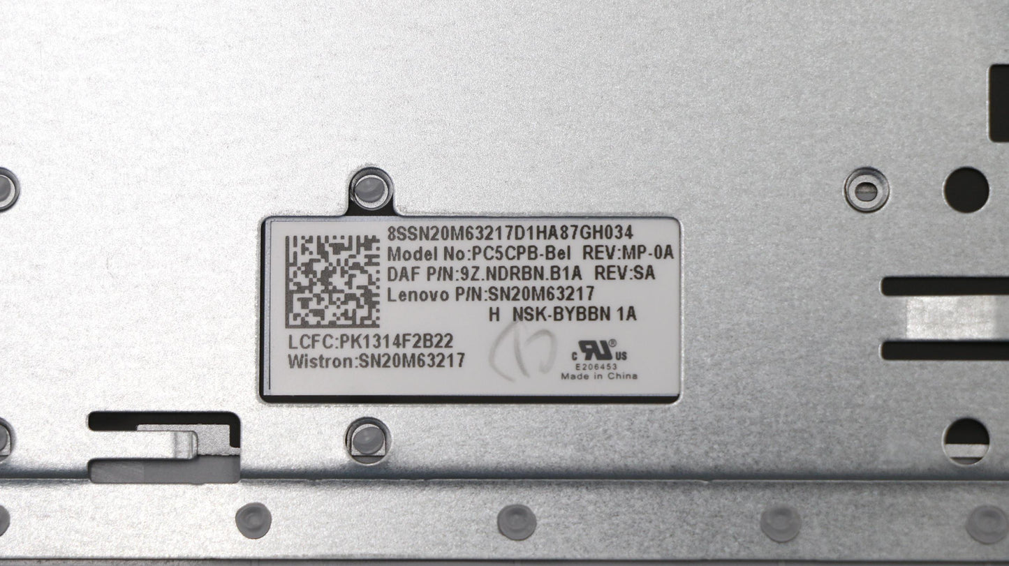 Lenovo Uppercaseasml80Ylblmgrbel - 5CB0N98564
