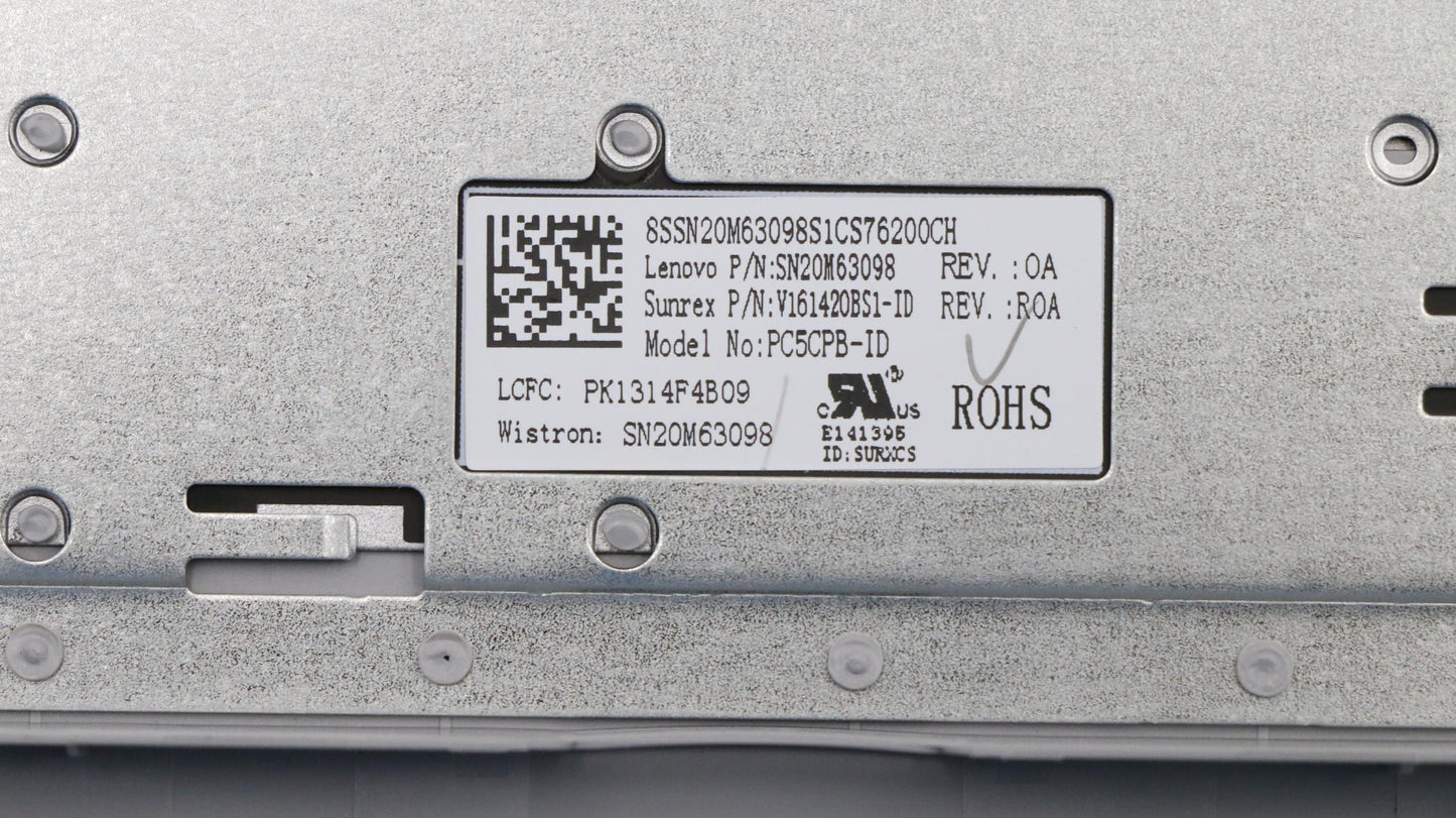 Lenovo Uppercaseasml80Ylblmgrhinfpr - 5CB0N98594