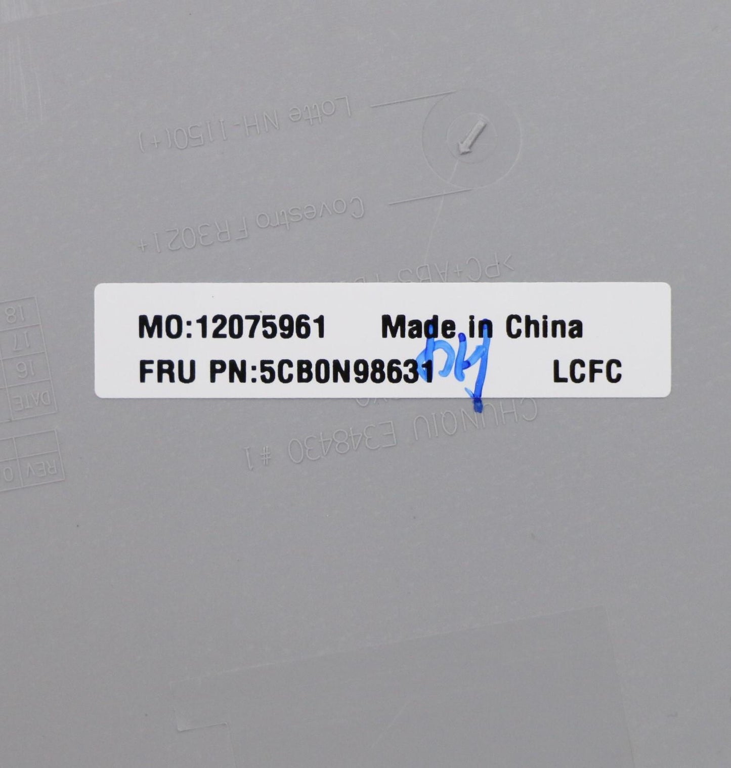 Lenovo Uppercaseasml80Ylmgrger - 5CB0N98631