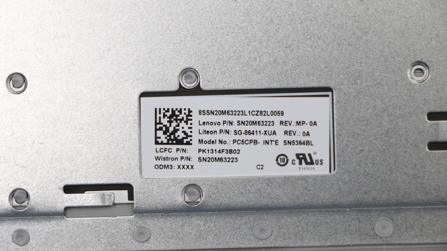 Lenovo Uppercaseasml80Ylblmgreuro Eng - 5CB0N98739